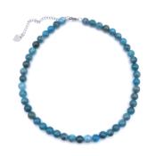 Apatite Bleue Collier Boule