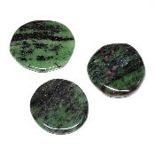 Rubis sur Zoizite Pierre Plate