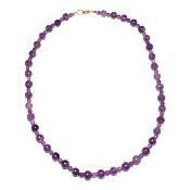 Améthyste du Brésil Collier Boule Dégradé