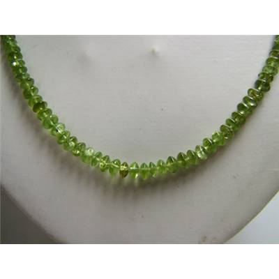 Peridot (Olivine) Collier Bouton