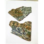 Smaragdite Plaque - Tranche Fine