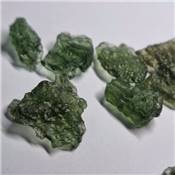 Véritable Moldavite Pierre Brute