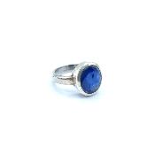 Saphir Bague en Argent 20240