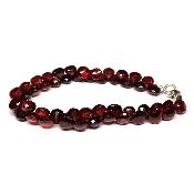 Grenat Rouge Bracelet Création Pétales 3064