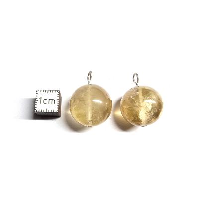 Citrine Naturelle Pendentif Boule