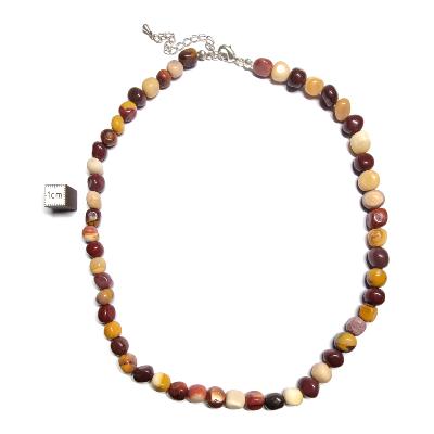 Jaspe Mokaïte Collier Roulé