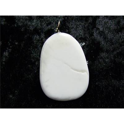 Nacre Mini Pendentif Pierre Plate