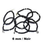 Bracelet de Protection A L'UNITÉ (Obsidienne/Obsidienne Oeil Celeste)