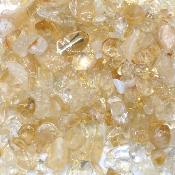 Citrine Chauffée (Améthyste Chauffée) Mini Pierres Roulées Sachet de 75grs