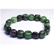 Rubis sur Zoïzite Bracelet Roulé