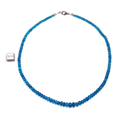 Apatite Bleue Collier 15150