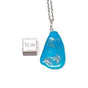 Turquoise Sleeping Beauty Pendentif Pierre Roulée 2185
