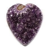 Améthyste d'Uruguay Coeur 2564