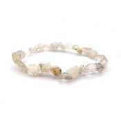 Cristal Rutile (Quartz Rutile) Bracelet Mini Roulé