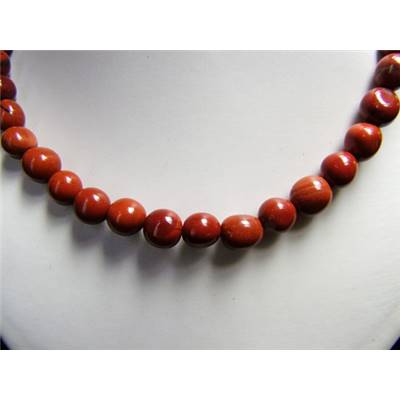 Jaspe Rouge Collier Roulé