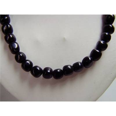 Obsidienne Noire Collier Roulé