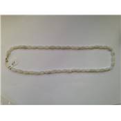 Pierre de Lune Bleutée Collier Tube
