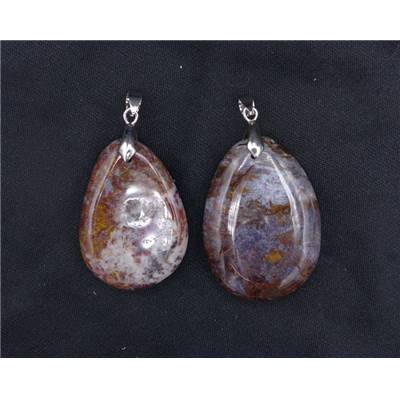 Pietersite Pendentif Pierre Plate