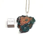 Dioptase Pendentif Pierre Brute - 05201