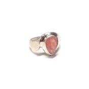 Rhodochrosite Bague en Argent 15066