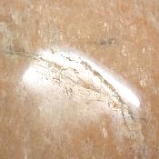 Pierre de lune Orange coeur 2252