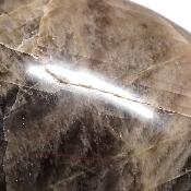 Pierre de lune noire coeur 2258