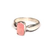 Rhodochrosite Bague en Argent 2388