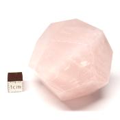 Quartz Rose Dodécaèdre 3020