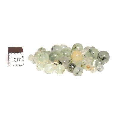 Préhnite Inclusions Epidote Perles