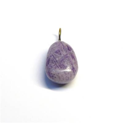 Charoïte Pendentif Pierre Roulée