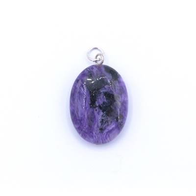 Charoïte Pendentif Ovale