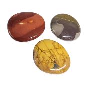 Jaspe Mokaïte Pierre Plate