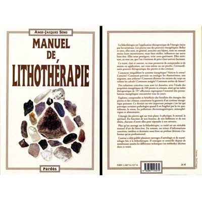 Livre - Manuel de Lithothérapie
