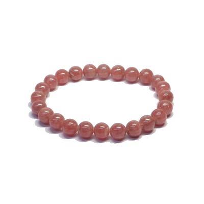 Rhodochrosite Bracelet Boule Qualité "EXTRA