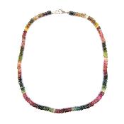 Tourmaline Multicolore Collier 04160