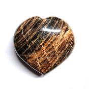 Pierre de Lune Noire Coeur 04479