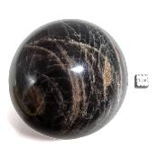 Pierre de Lune Noire Boule 04535