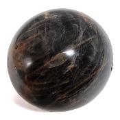 Pierre de Lune Noire Boule 04536