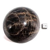 Pierre de Lune Noire Boule 04539