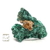 Malachite Fibreuse Pierre Brute n° 05960