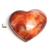 Cornaline chauffée coeur 15484