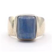 Cyanite Bleue Bague en Argent 18477 / Taille 55