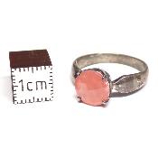 Rhodochrosite Bague en Argent 2389