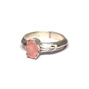 Rhodochrosite Bague en Argent 2472