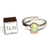 Opale d'Ethiopie Bague en Argent 2508