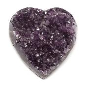 Améthyste d'Uruguay Coeur 2561