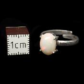 Opale d'Ethiopie Bague en Argent 2763