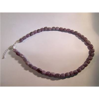 Lepidolite Collier Roulé