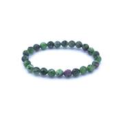 Rubis sur Zoizite Bracelet Boule Facetté