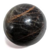 Pierre de Lune Noire Boule 04531